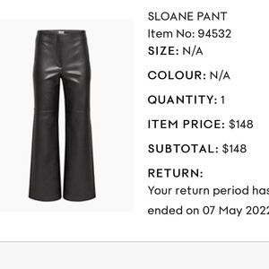 Aritzia Sloan Pant